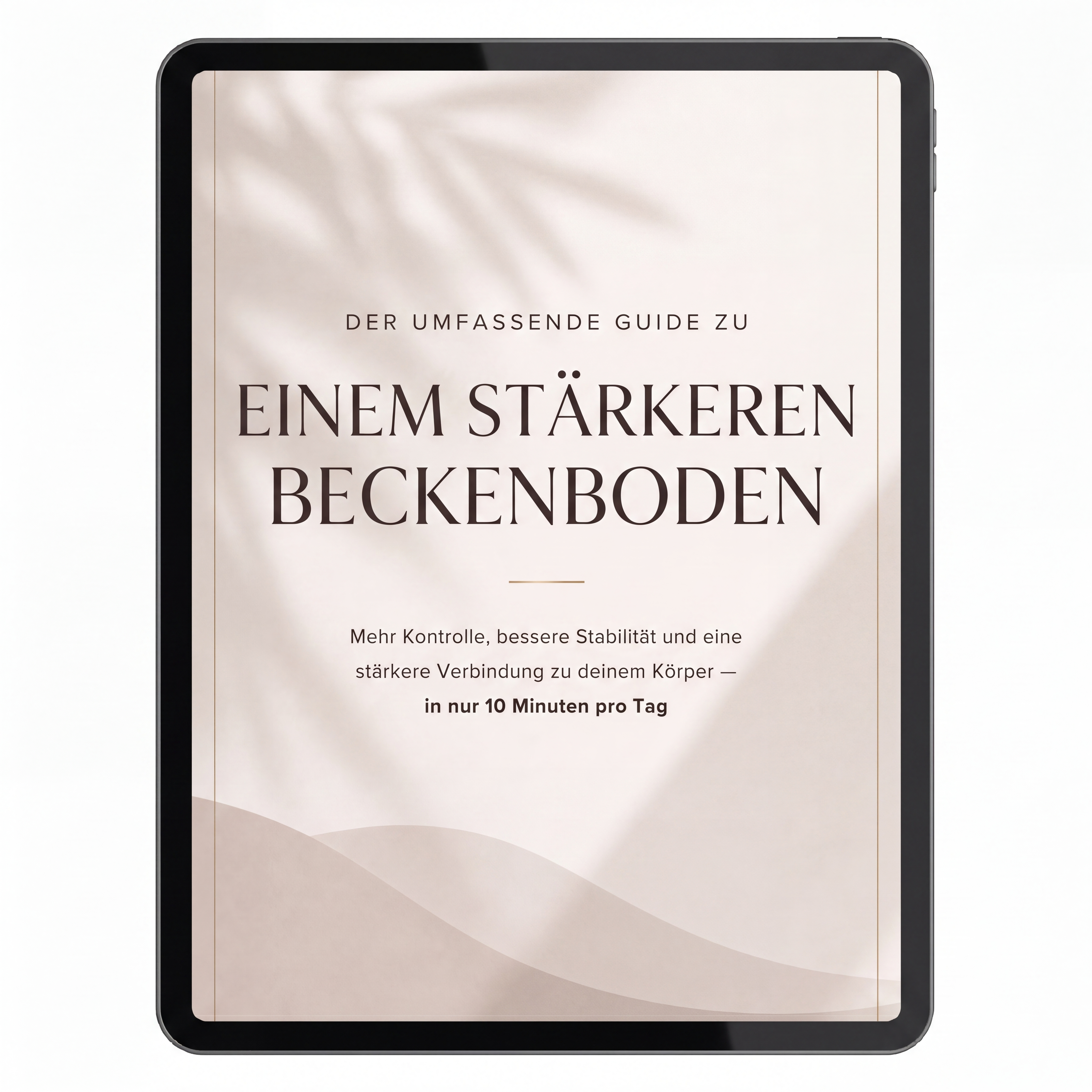 Der vollständige Leitfaden für einen stärkeren Beckenboden (PDF)